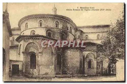 Cartes postales Souillac Lot Abside Romane de l'Eglise abbatiale