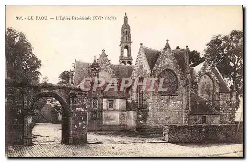 Cartes postales Le Faou L'Eglise Paroissiale