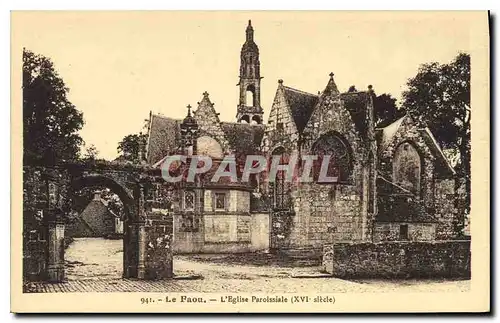 Cartes postales Le Faou L'Eglise Paroissiale