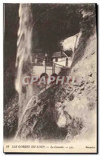 Cartes postales Les Gorges du Loup La Cascade