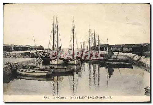 Cartes postales Ile d'Oleron Port de Saint Trojan les Bains Bateaux de peche