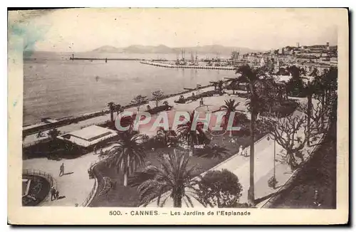 Ansichtskarte AK Cannes Les Jardins de l'Esplanade