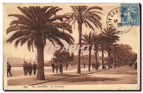 Cartes postales Cannes La Croisette