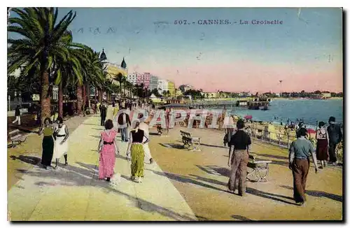 Cartes postales Cannes La Croisette