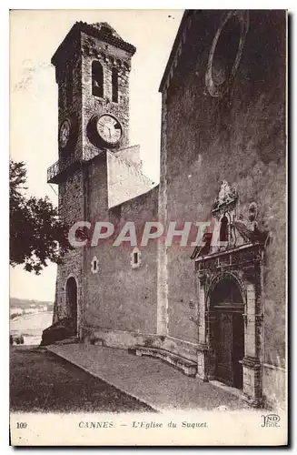 Cartes postales Cannes L'Eglise du Suquet