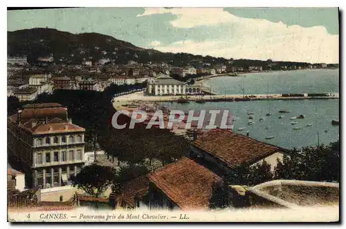 Cartes postales Cannes Panorama pris du Mont Chevalier