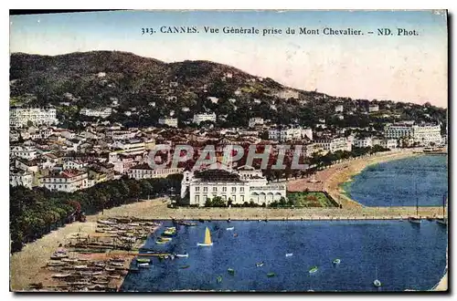 Cartes postales Cannes Vue Generale prise du Mont Chevalier