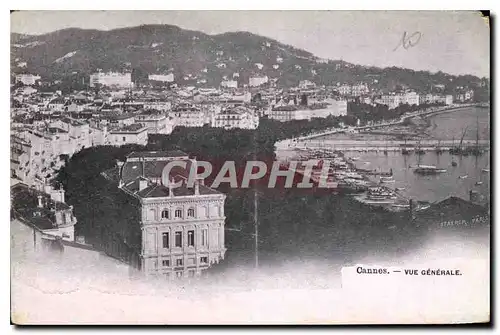 Cartes postales Cannes Vue Generale