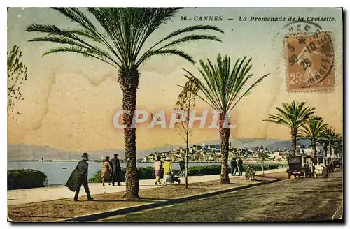 Cartes postales Cannes La Promenade de la Croisette