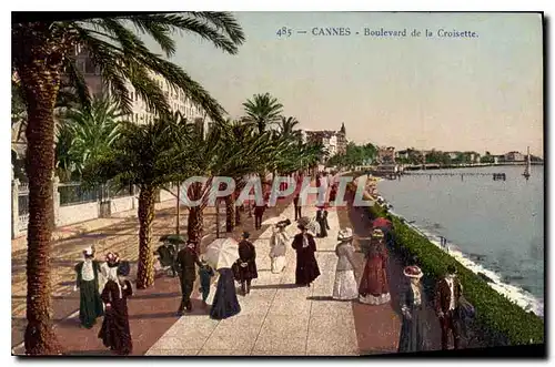 Cartes postales Cannes Boulevard de la Croisette