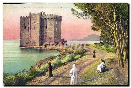 Cartes postales Cannes Vieux Chateau Ile Saint Honorat