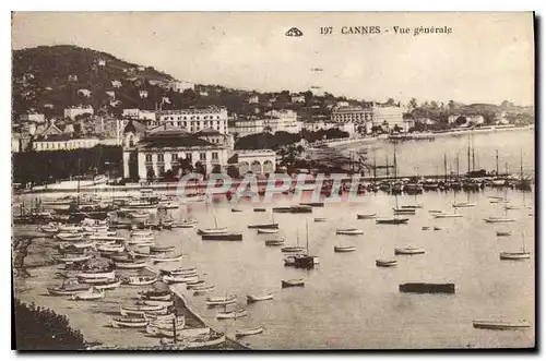 Cartes postales Cannes Vue generale