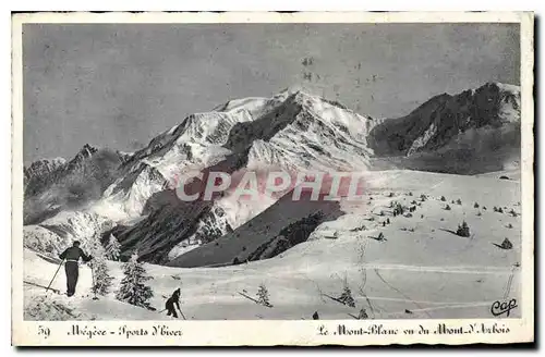 Cartes postales Megeve Sports d'hiver Ski