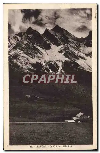 Cartes postales Savoie Le Col des Aravis