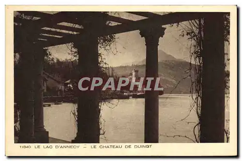 Cartes postales Le Lac d'Annecy Le Chateau de Duingt