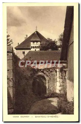 Cartes postales Duingt Chateau d'Heree