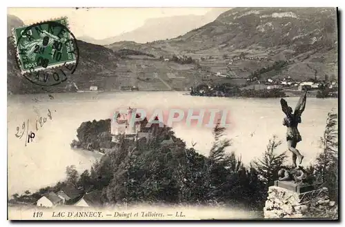 Cartes postales Lac d'Annecy Duingt et Talloires