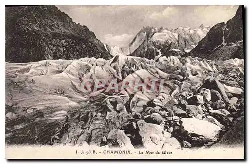 Cartes postales Chamonix La Mer de Glace