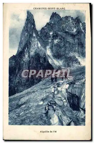 Cartes postales Chamonix Mont Blanc Aiguille de l'M