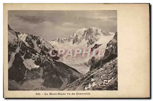 Cartes postales Le Mont Blanc vu du Couvercle