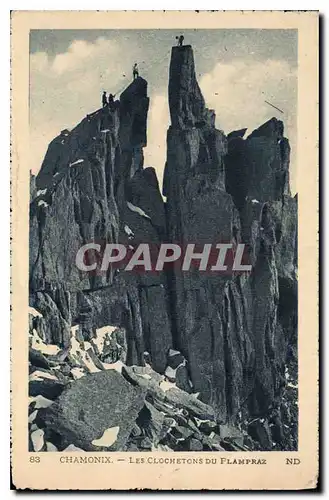 Cartes postales Chamonix Les Clochetons du Plampraz