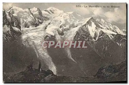 Cartes postales Le Mont Blanc vu du Brevent