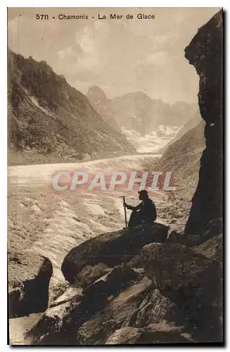 Cartes postales Chamonix La Mer de Glace