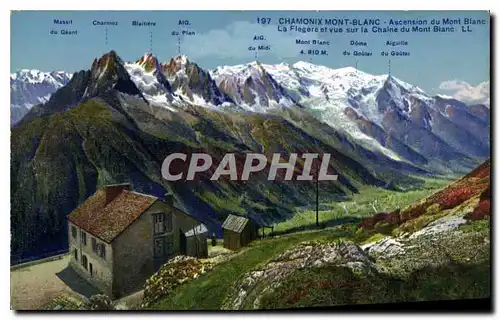 Cartes postales Chamonix Mont Blanc Ascension du Mont Blanc