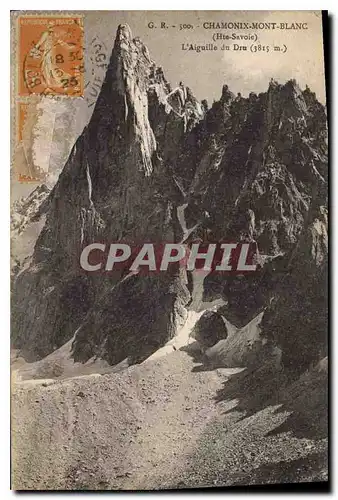 Cartes postales Chamonix Hte Savoie L'Aiguille Du Dru