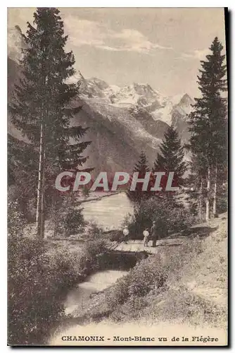 Cartes postales Chamonix Mont Blanc vu de la Flegere