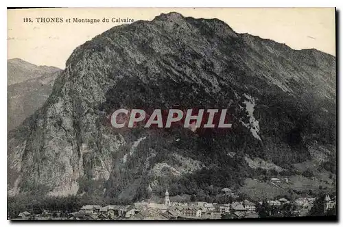 Cartes postales Thones et Montagne du Calvaire