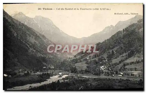 Cartes postales Thones Col du Nantel et la Tournette