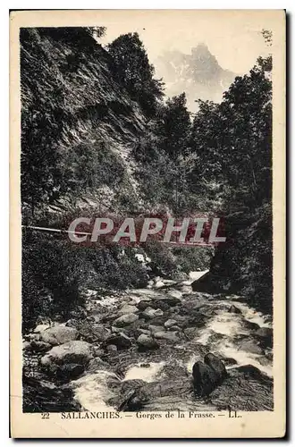 Cartes postales Sallanches Gorges de la Frasse