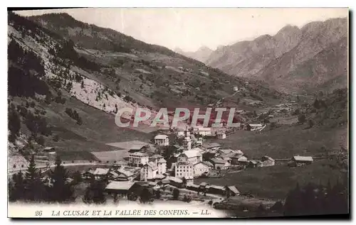 Cartes postales La Clusaz et la Vallee des Confins