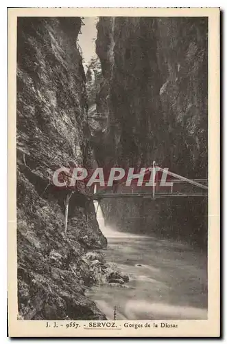 Cartes postales Servoz Gorges de la Diosaz