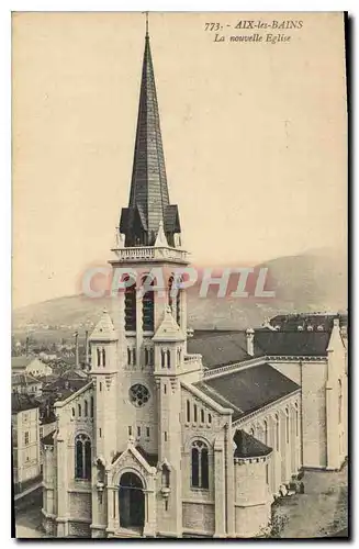 Cartes postales Aix les Bains La nouvelle Eglise