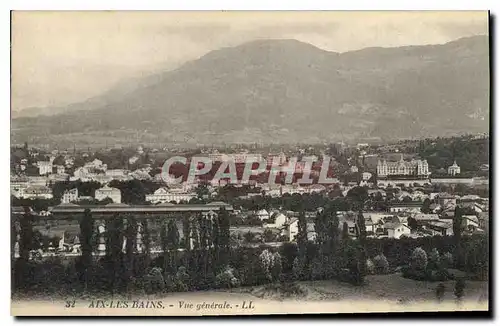 Cartes postales Aix les Bains Vue generale