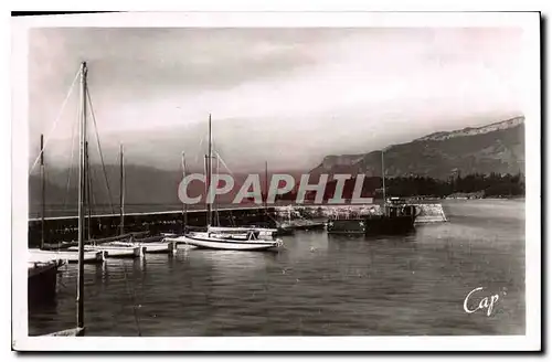 Cartes postales Aix les Bains Un coin de petit Port Bateaux