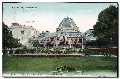 Cartes postales Aix les Bains Le Grand Cercle