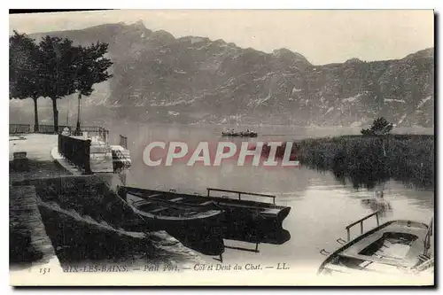 Cartes postales Aix les Bains Petit Port Col et Dent du Chat