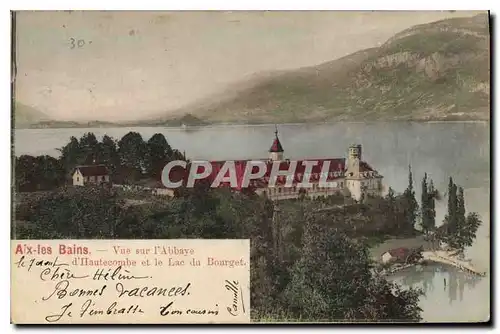 Cartes postales Aix les Bains Vue sur l'Abbaye