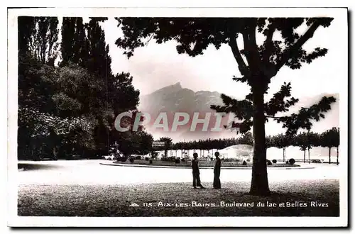 Ansichtskarte AK Aix les Bains Boulevard du lac et Belles Rives