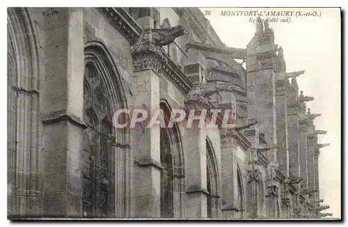 Cartes postales Montfort l'Amaury S et O Eglise cote sud