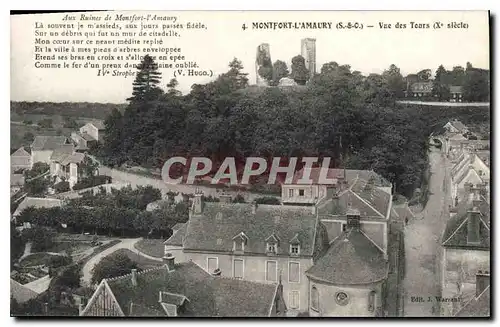 Cartes postales Montfort L'Amaury S & O Vue des Tours