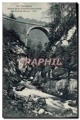 Cartes postales Dauphine Route de la Grande Chartreuse Le Pont St Bruno