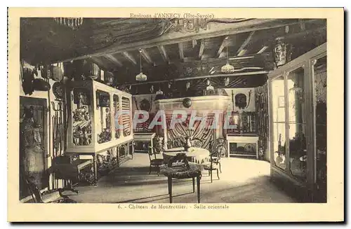 Cartes postales Environs d'Annecy Hte Savoie Chateau de Montrottier Salle orientale