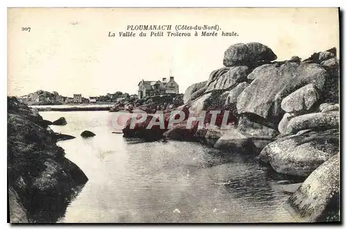 Cartes postales Ploumanach Cotes du Nord La Vallee du Petit Trolerou a Maree haute