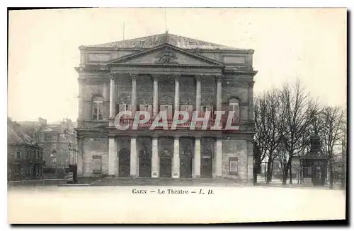 Ansichtskarte AK Caen Le Theatre