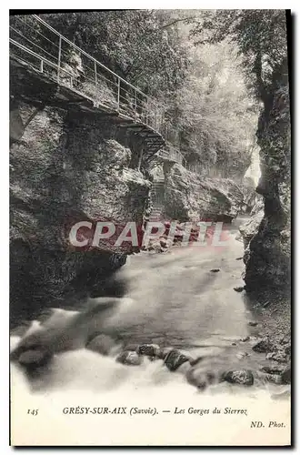 Ansichtskarte AK Gresy sur Aix Savoie Les Gorges du Sierroz