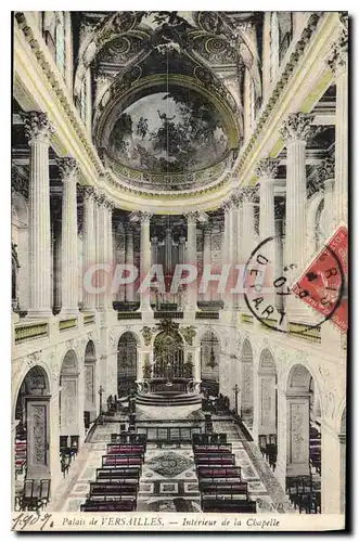 Cartes postales Palais de Versailles Interieur de la Chapelle